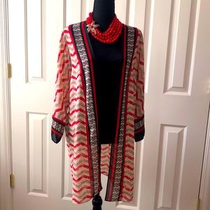💋 Buy 2 for 15.00  Chico’s cover up ♥️ size 0=small EUC prettier in person♥️
